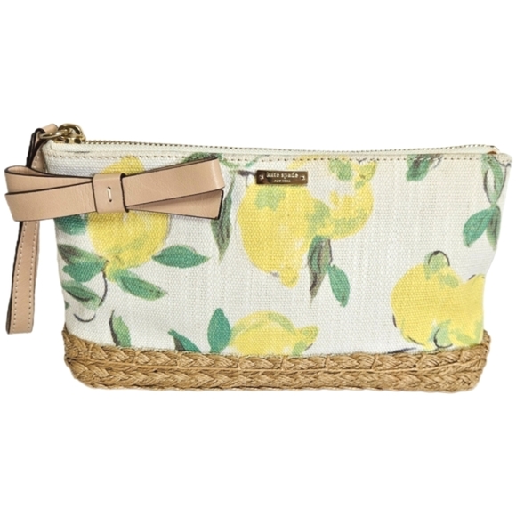 Kate Spade Storybook Canvas Clutch Bag - Picture 1 of 17